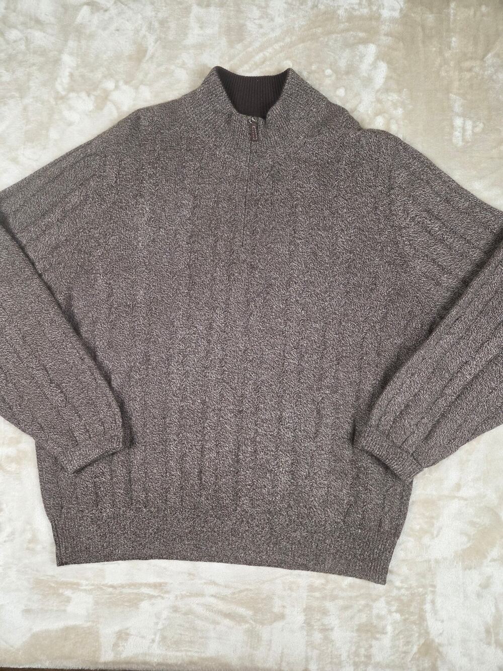Jos. A. Bank 1/4 Zip 100% Cashmere Sweater